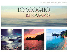 Tablet Screenshot of hotelloscoglio.com